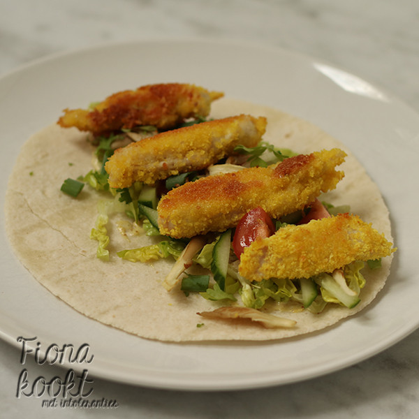 krokante kip wrap