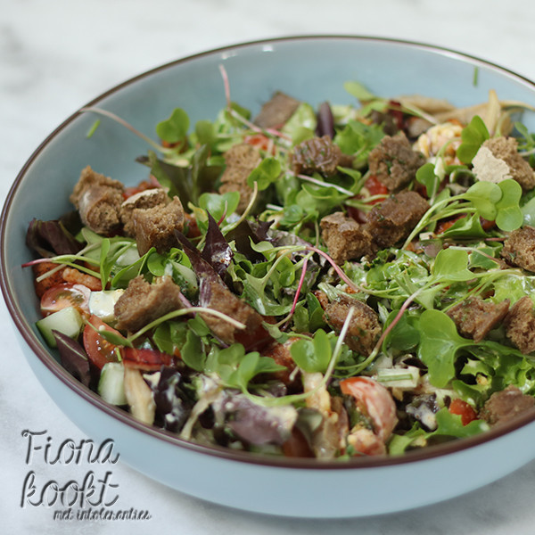 Zomerse maaltijd salade